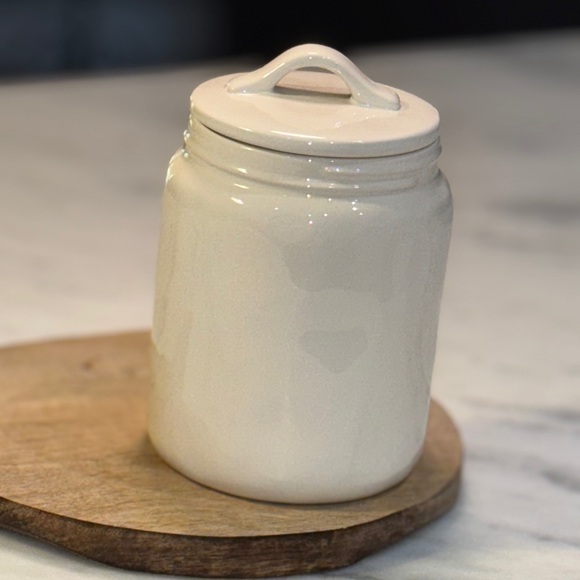 Rae Dunn Snack Cookie Jar Canister with Lid 9” - Picture 2 of 6